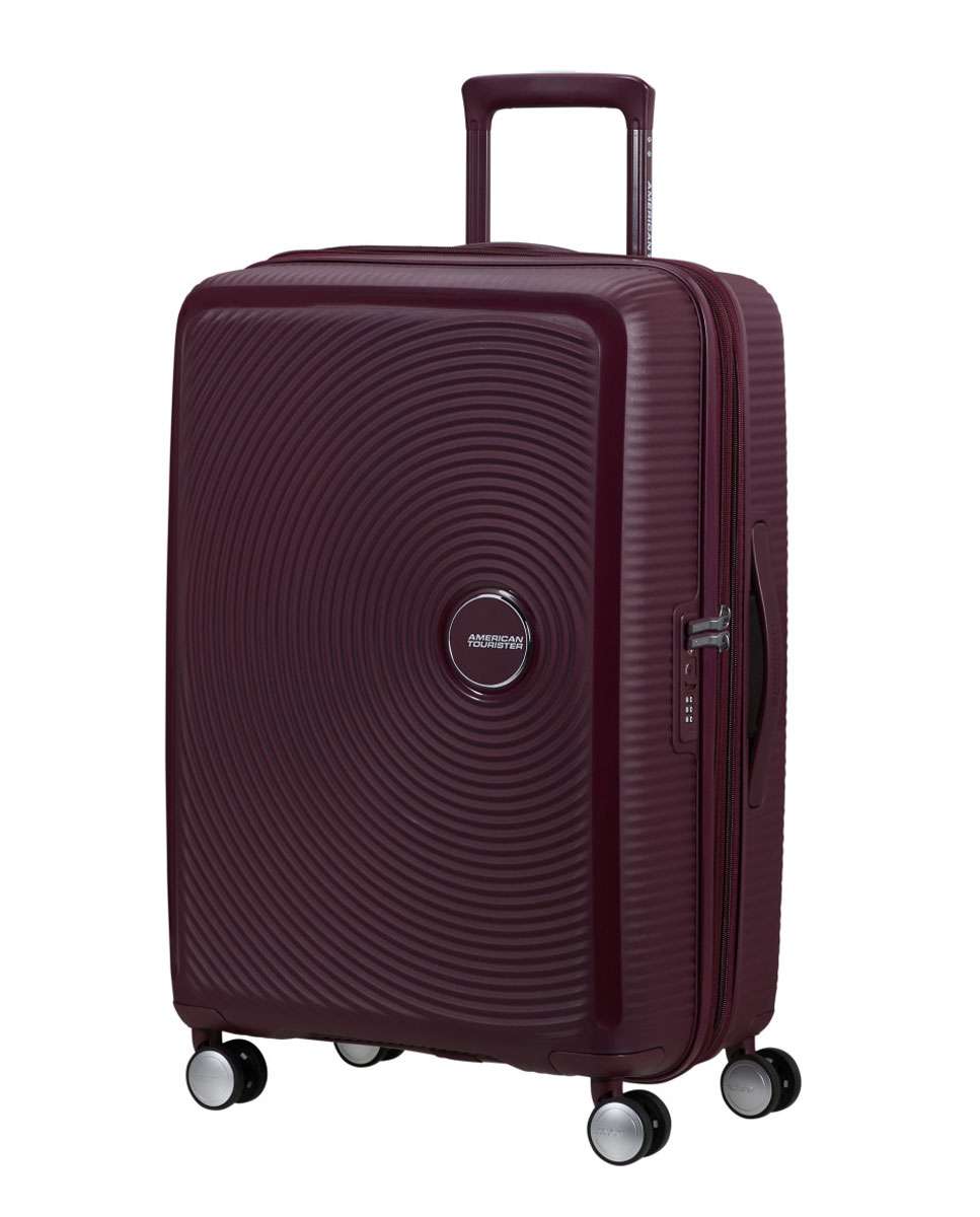Imagem 0 de Mala de Viagem Média Soundbox 67cm 4 Rodas Expansível Vermelho Cereja 71.5L