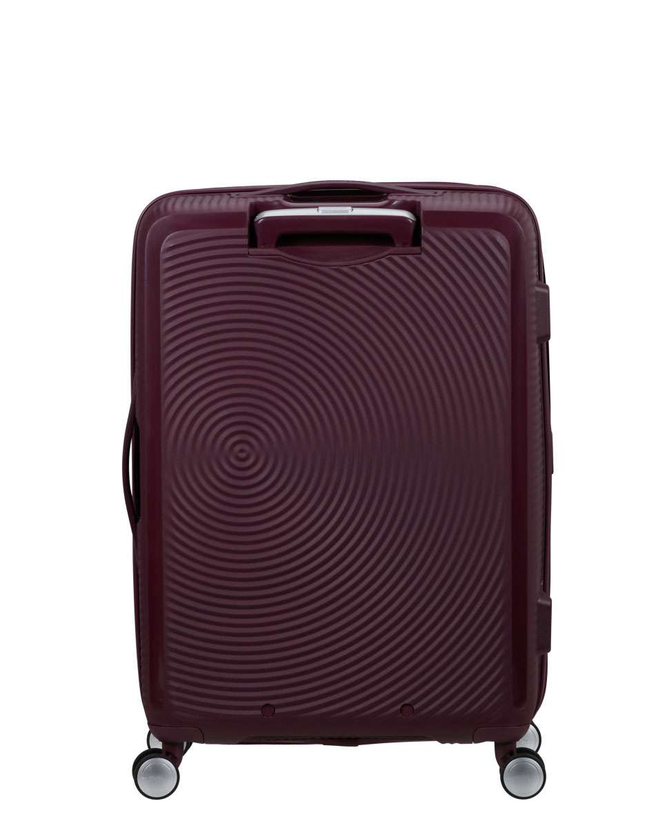 Mala de Viagem Média Soundbox 67cm 4 Rodas Expansível Vermelho Cereja 71.5L Vermelho-4