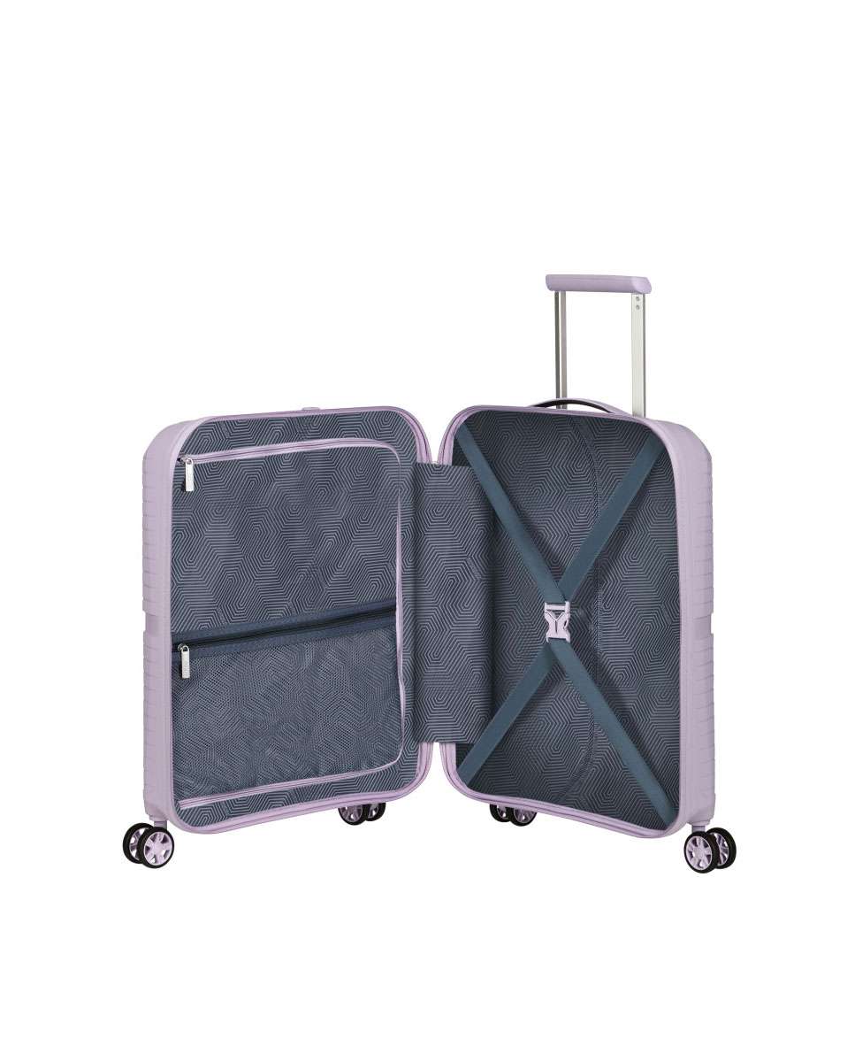 Mala de Cabine Airconic 55cm 4 Rodas Lilás 33.5L Lilás-2