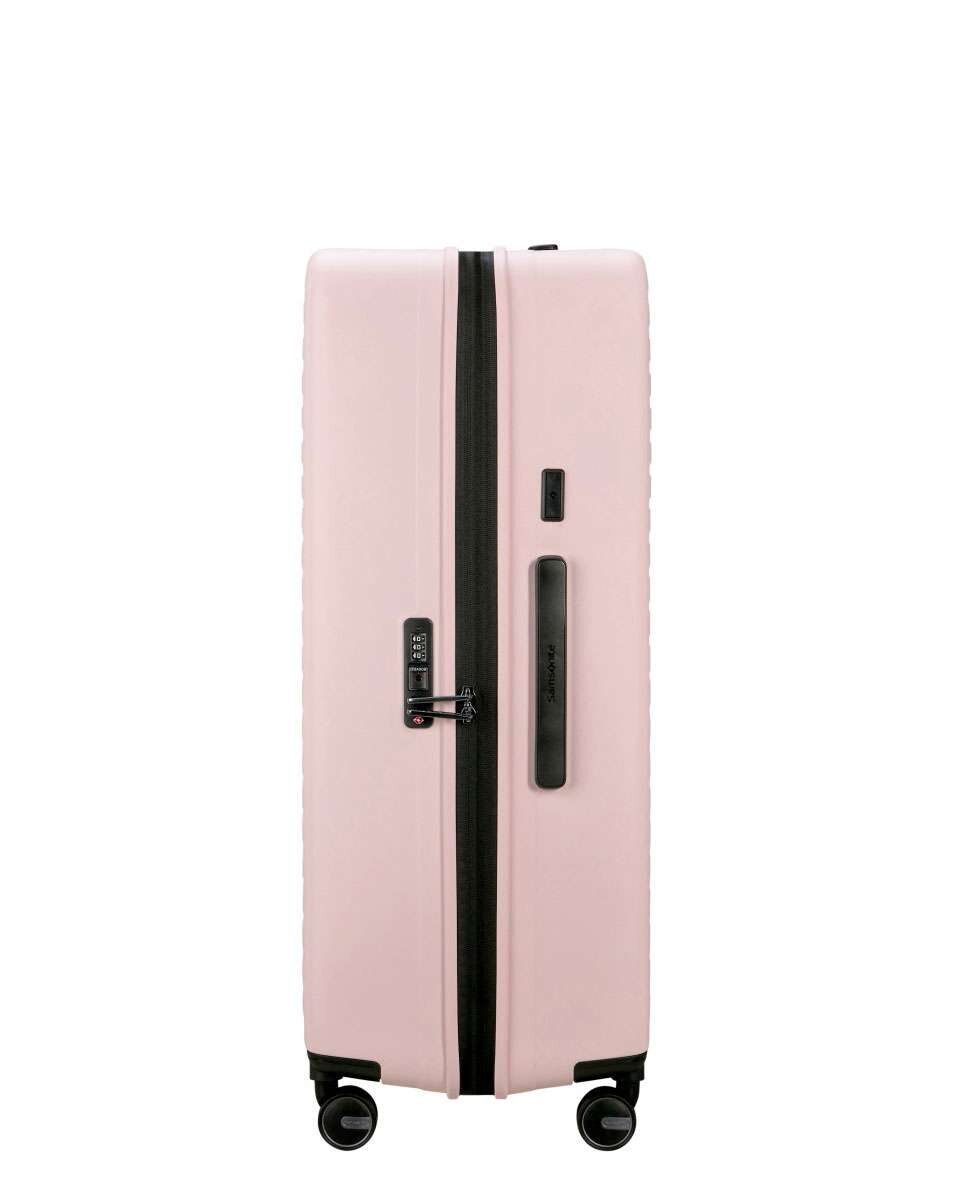 Mala de viagem extragrande Restackd 81cm 4 rodas expansível rosa 126L Lavanda-3
