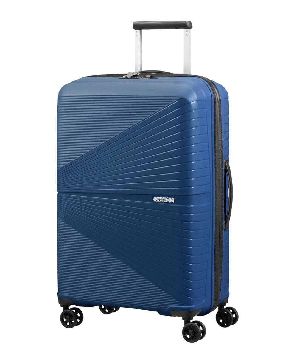 Imagem 0 de Mala de Viagem Média Airconic 67cm 4 Rodas Azul Meia-Noite 67L