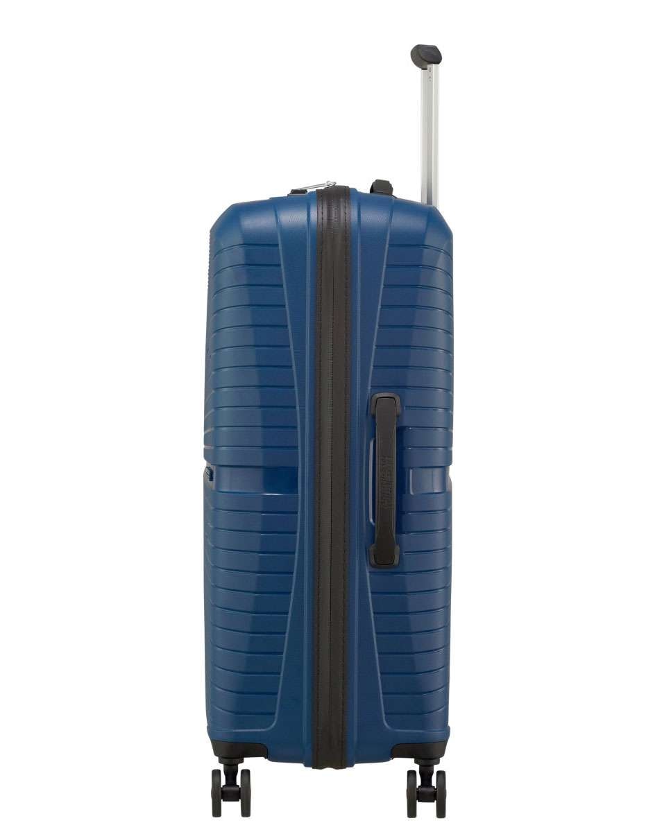 Mala de Viagem Média Airconic 67cm 4 Rodas Azul Meia-Noite 67L Azul-3