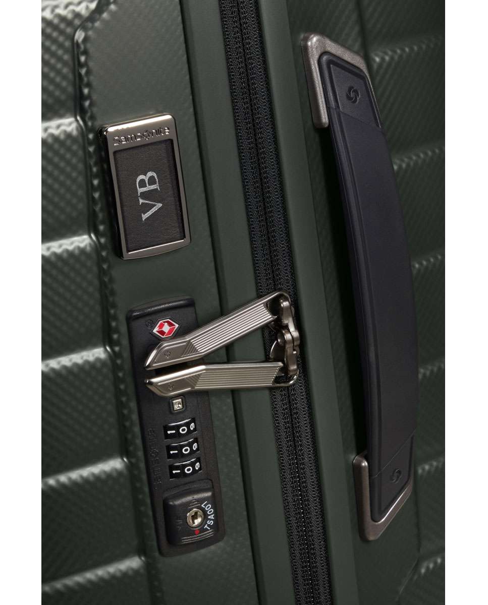 Mala de viagem média Proxis 69cm 4 rodas verde mate 75L Verde-2