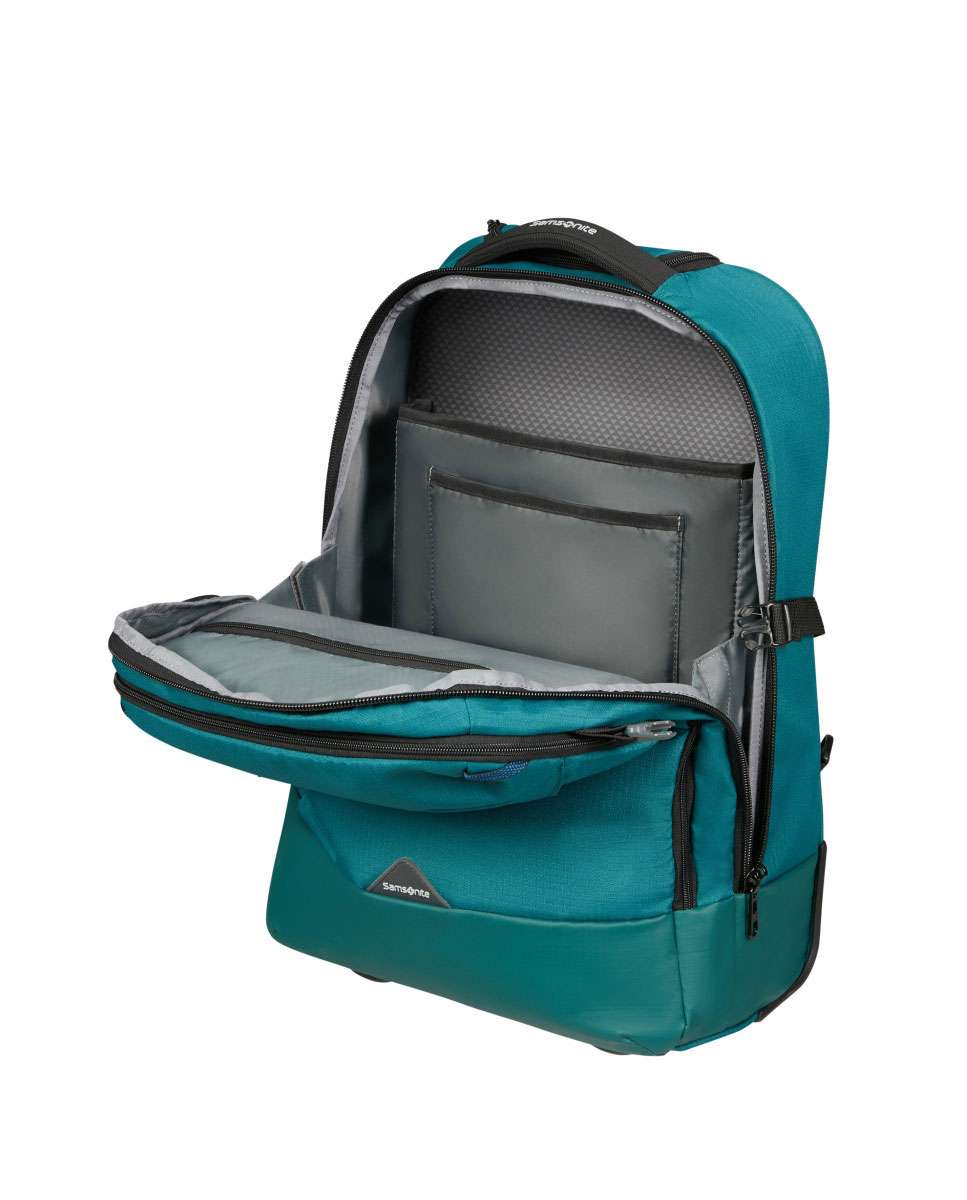Mochila para Portátil Roadseeker 17.3" com 2 Rodas Azu-Petróleo 38L Azul-2