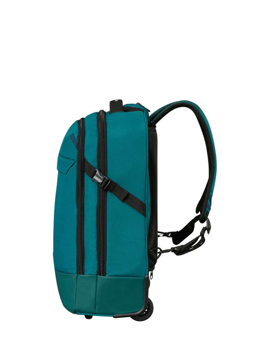 Mochila para Portátil Roadseeker 17.3" com 2 Rodas Azu-Petróleo 38L Azul-3