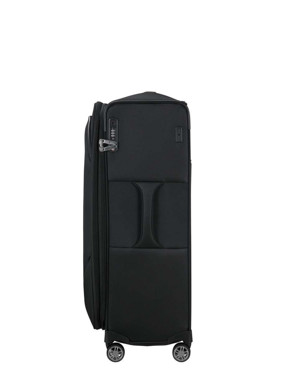 Mala de Viagem Grande Re-Lite 78cm 4 Rodas Expansível Preto 115L Preto-3