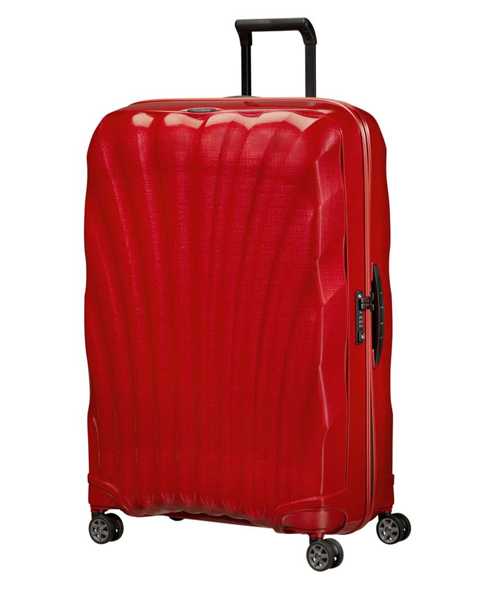 Mala de viagem grande C-Lite 81cm 4 rodas vermelho chili 123L Vermelho-1
