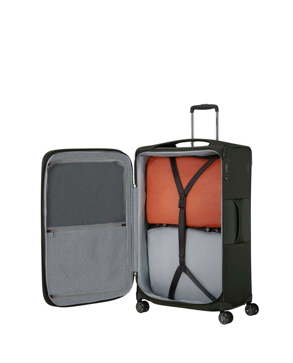 Mala de Viagem Grande Re-Lite 78cm 4 Rodas Expansível Verde Hera 115L Verde-2
