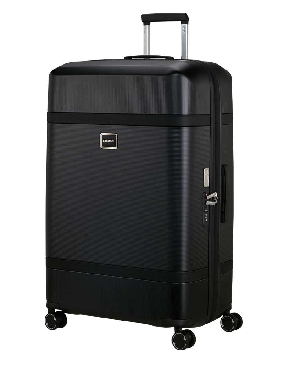 Mala de Viagem Extragrande Image 81Cm 4 Rodas Expansível Preto 125L Preto-1