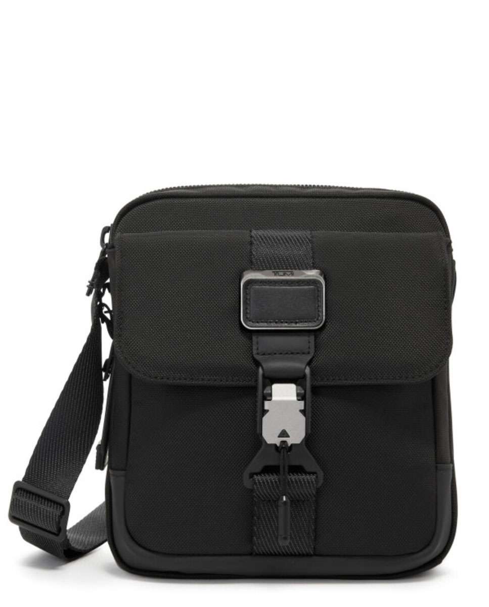Bolsa de Tiracolo Junior Alpha Bravo preto Preto-1