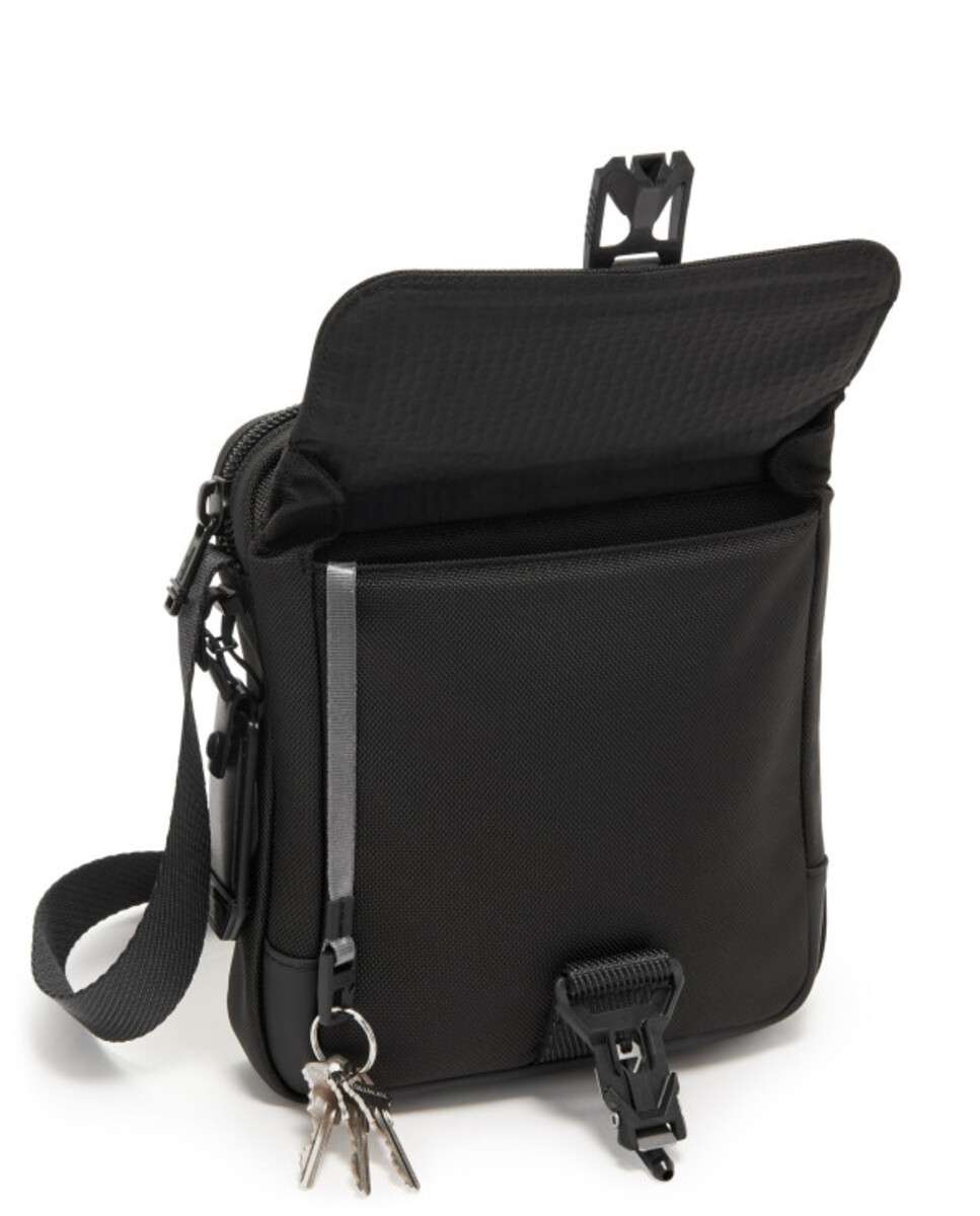 Bolsa de Tiracolo Junior Alpha Bravo preto Preto-2