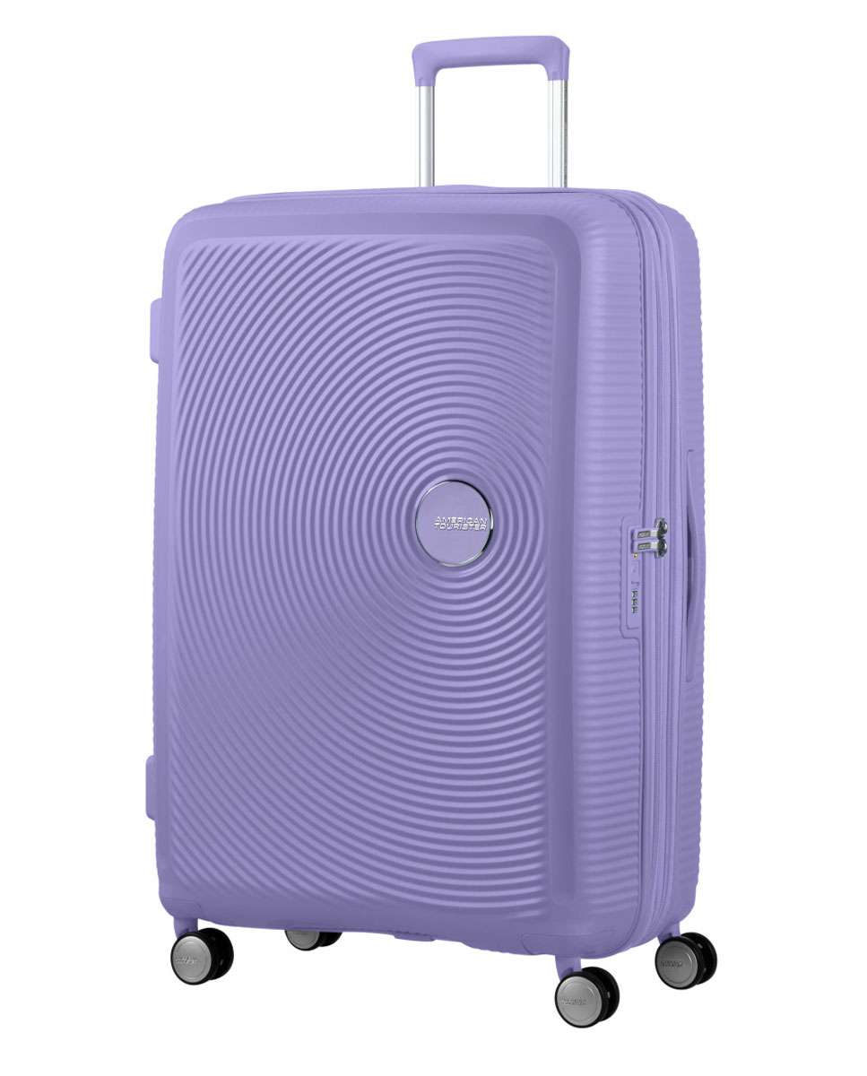 Mala de viagem grande Soundbox 77cm 4 rodas expansível lavanda 97L Lavanda-1