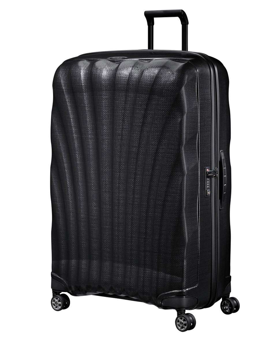 Mala de viagem extragrande C-Lite 86cm 4 rodas preto 144L Preto-1