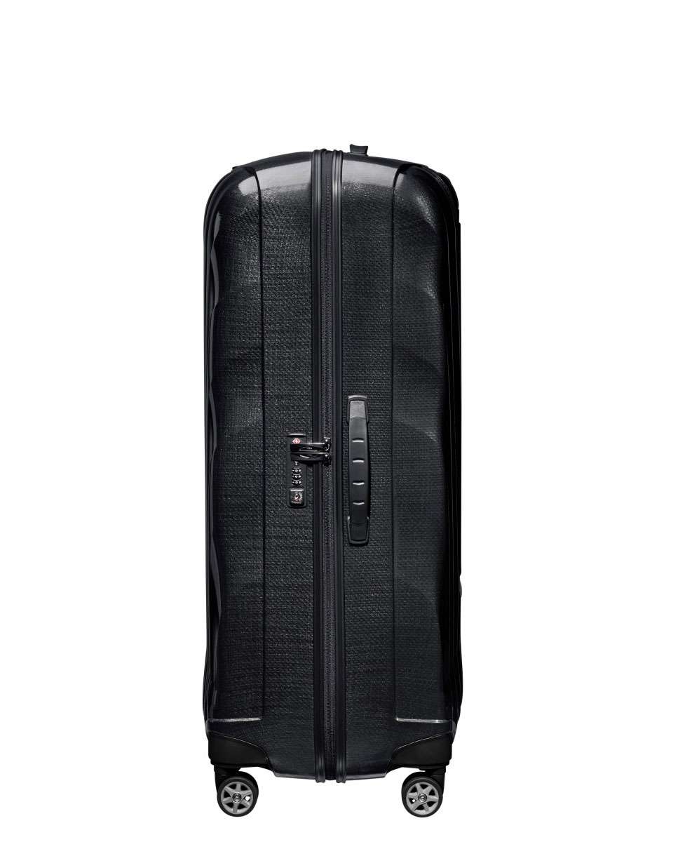Mala de viagem extragrande C-Lite 86cm 4 rodas preto 144L Preto-3