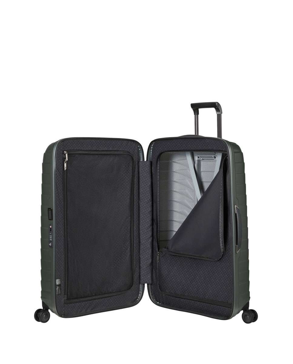 Mala de viagem extagrande Proxis 81cm 4 rodas verde mate 125L Verde-2