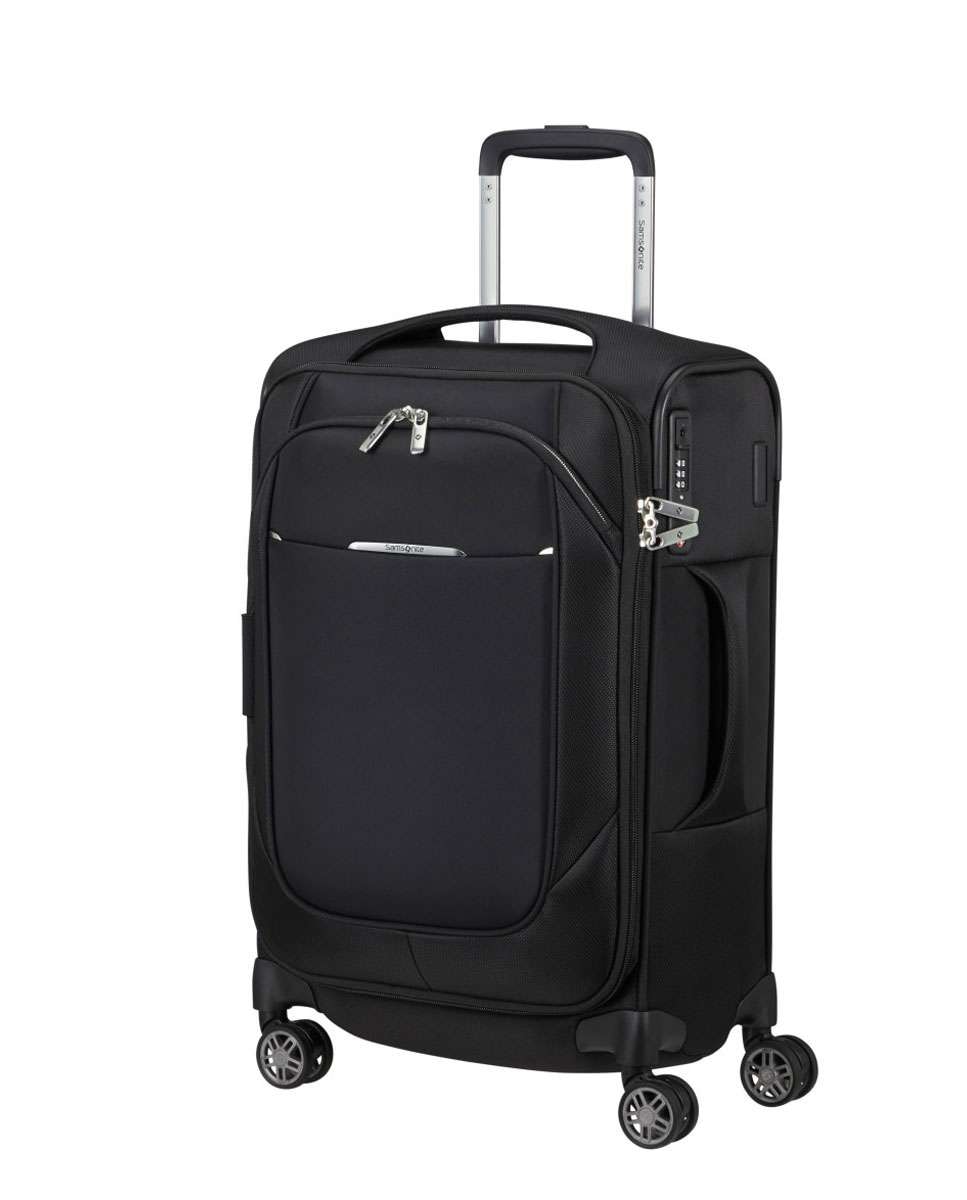 Mala de Cabine Re-Lite 55cm 4 Rodas Expansível Preto 39L Preto-1