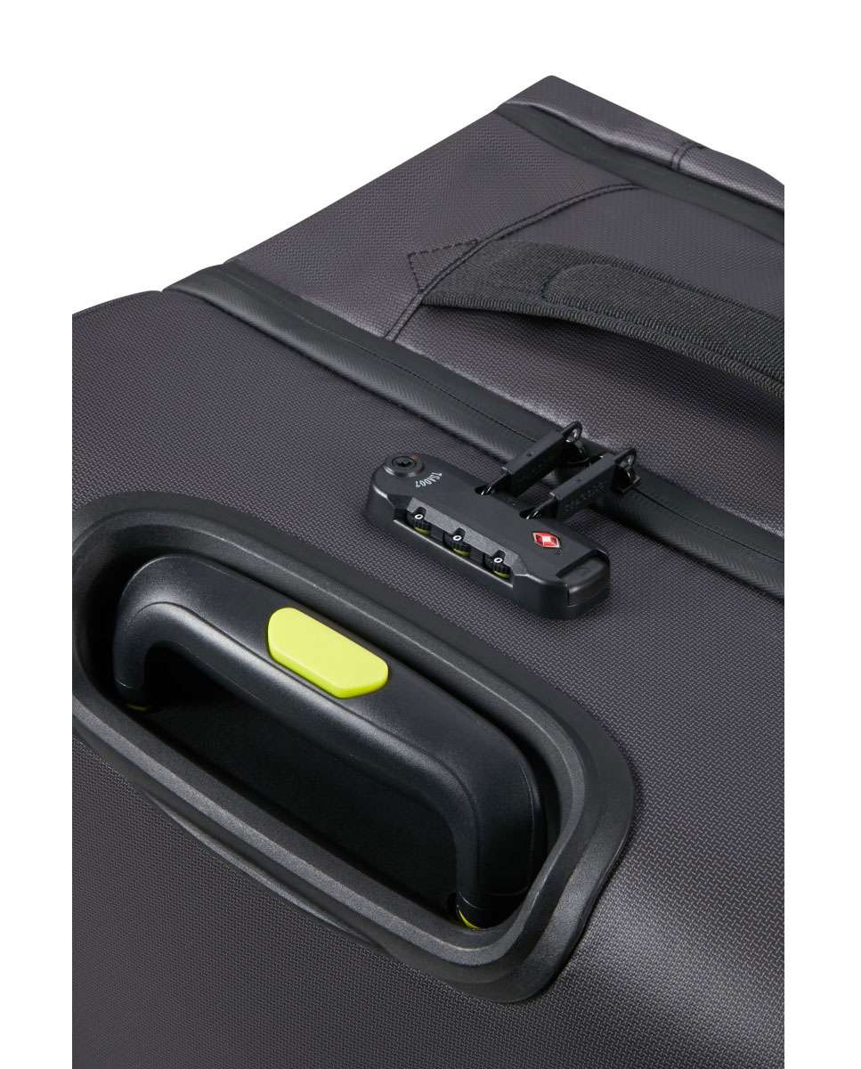 Trolley de viagem Urban Track 78,5cm com 2 rodas preto/lima 116L Preto-3