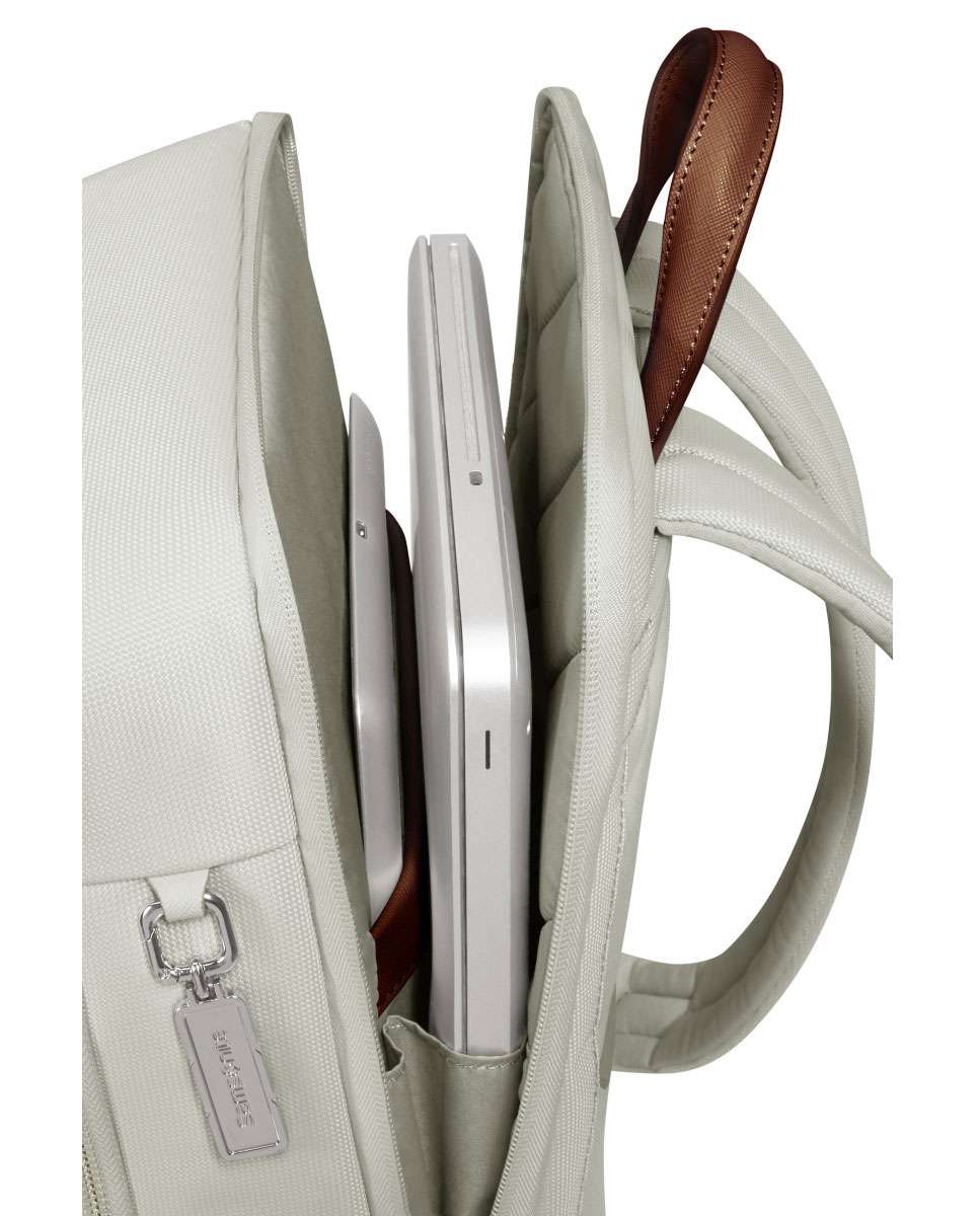 Mochila Image Biz para Portátil 14.1" Marfim 15.5L Bege-3