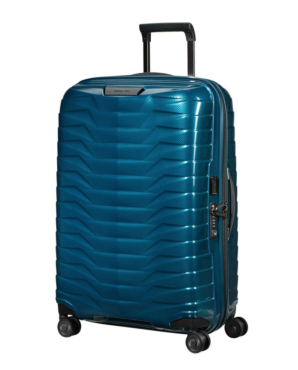 Mala de viagem média Proxis 69cm 4 rodas azul petróleo 75L Azul-1
