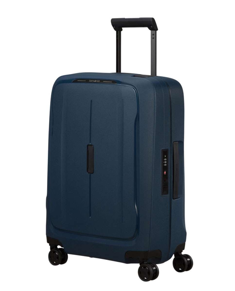 Mala de cabine Essens 55x20cm 4 rodas azul 39L Azul-1