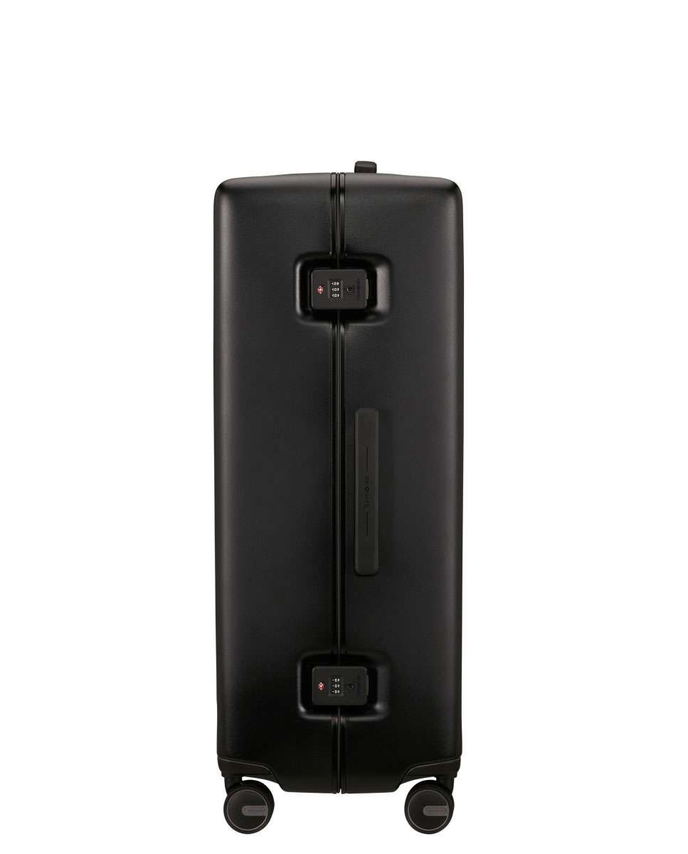 Mala de Viagem Extragrande Focus 81cm 4 Rodas Grafite Mate 115L Preto-3