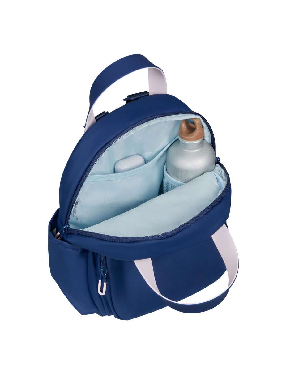 Mini Mochila de Mulher Puffypop Azul 8,5L Azul-2