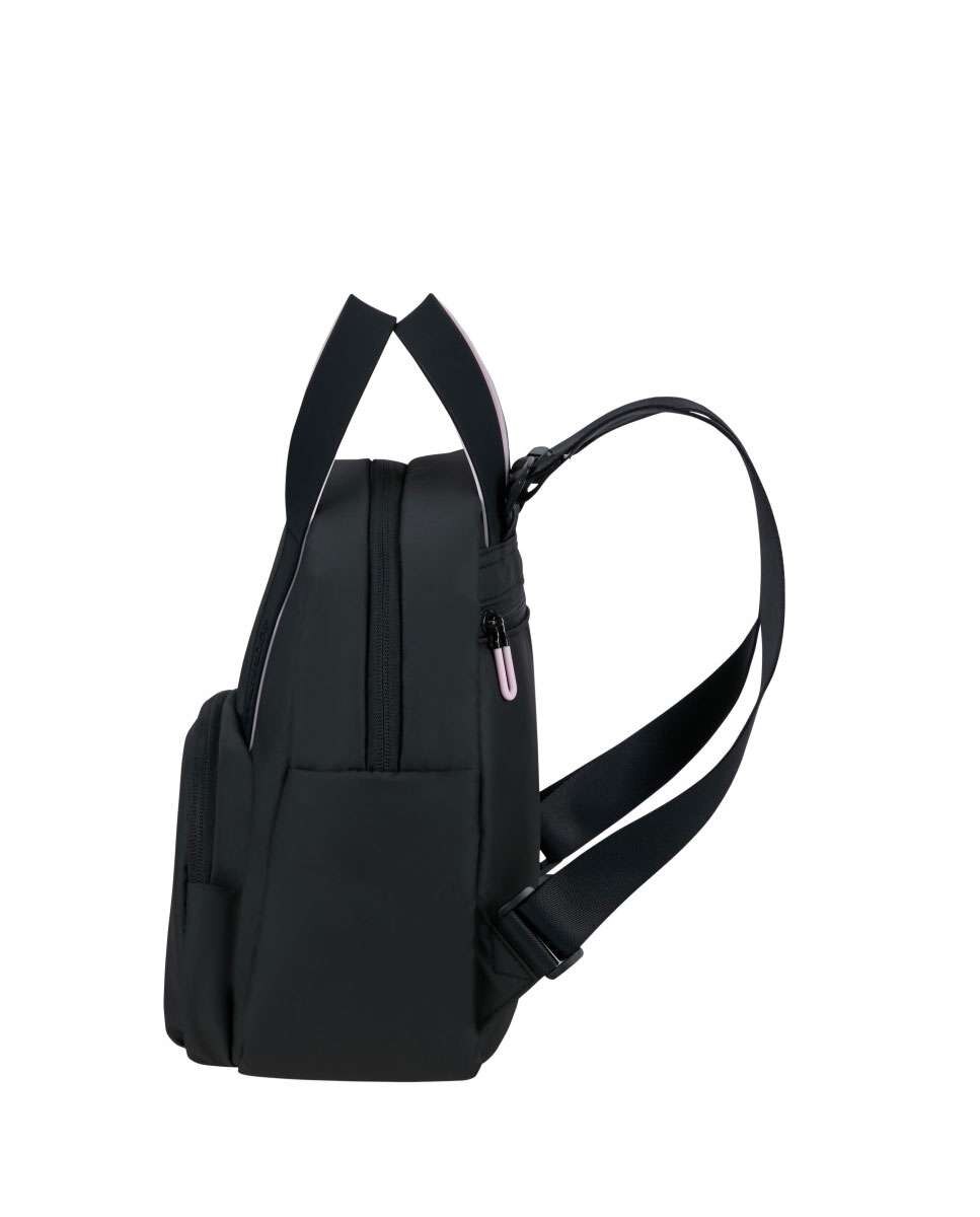 Mini Mochila de Mulher Puffypop Preto 8,5L Preto-3