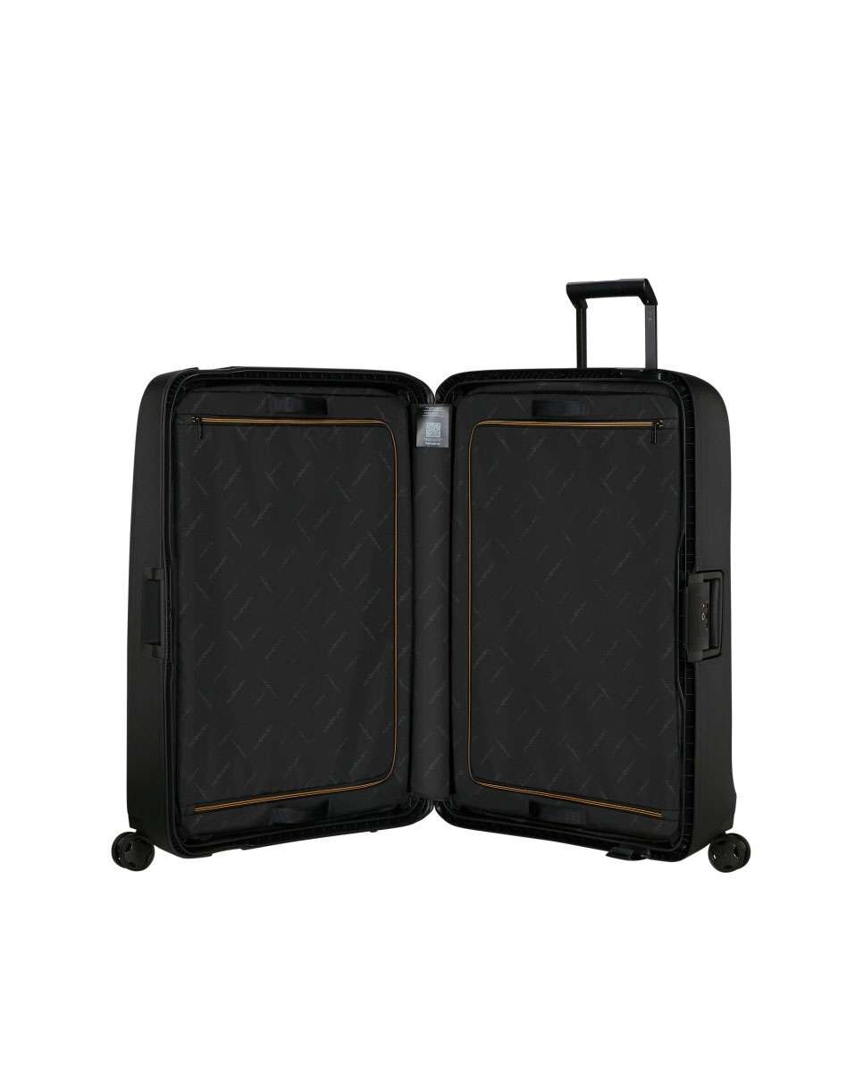 Mala de Viagem Extragrande Essens 81cm 4 Rodas Grafite 140L Preto-2