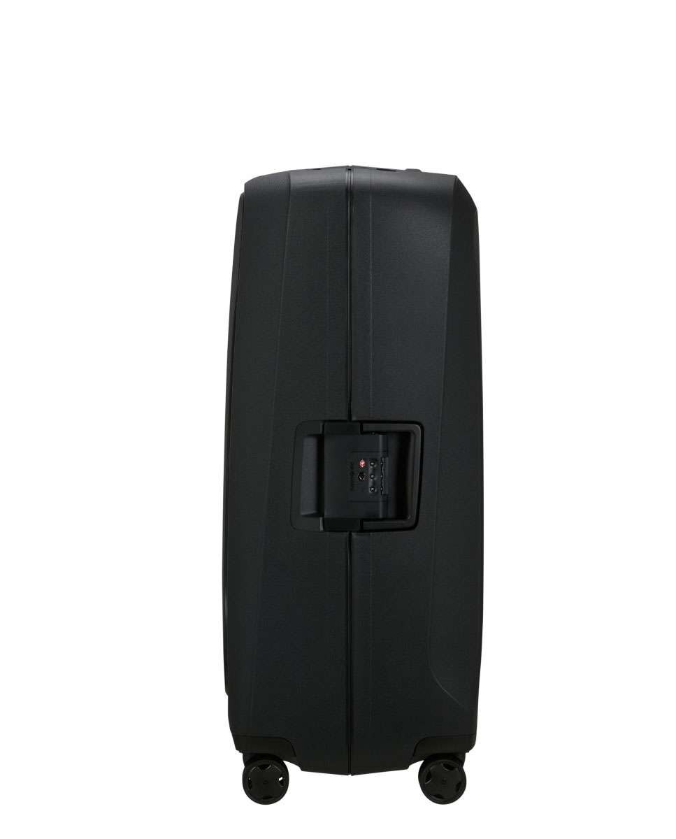 Mala de Viagem Extragrande Essens 81cm 4 Rodas Grafite 140L Preto-3