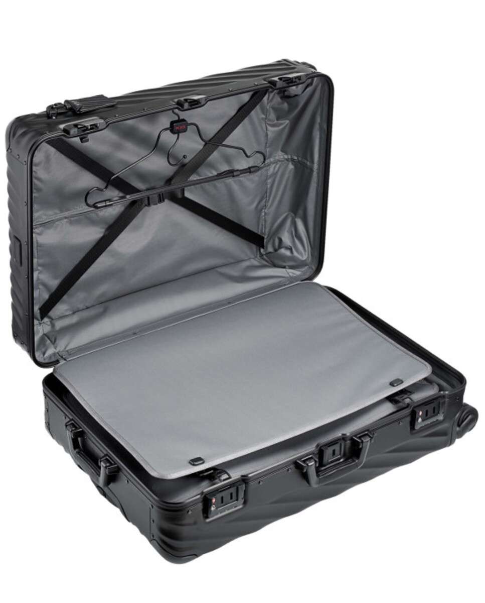 Mala para Viagens Longas 77cm 19 Degree preto mate 84L Preto-3