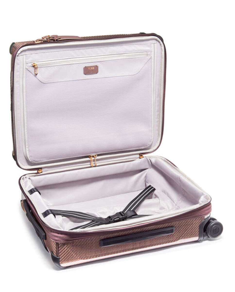 Mala de Cabine 55cm Continental Expansível Tegra Lite blush 42L Rosa-2
