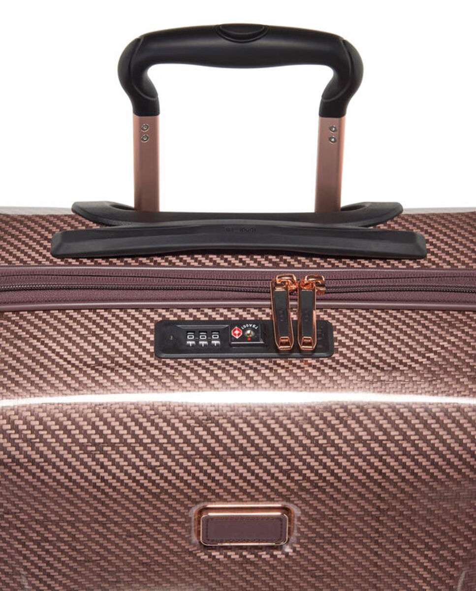 Mala de Cabine 55cm Continental Expansível Tegra Lite blush 42L Rosa-4