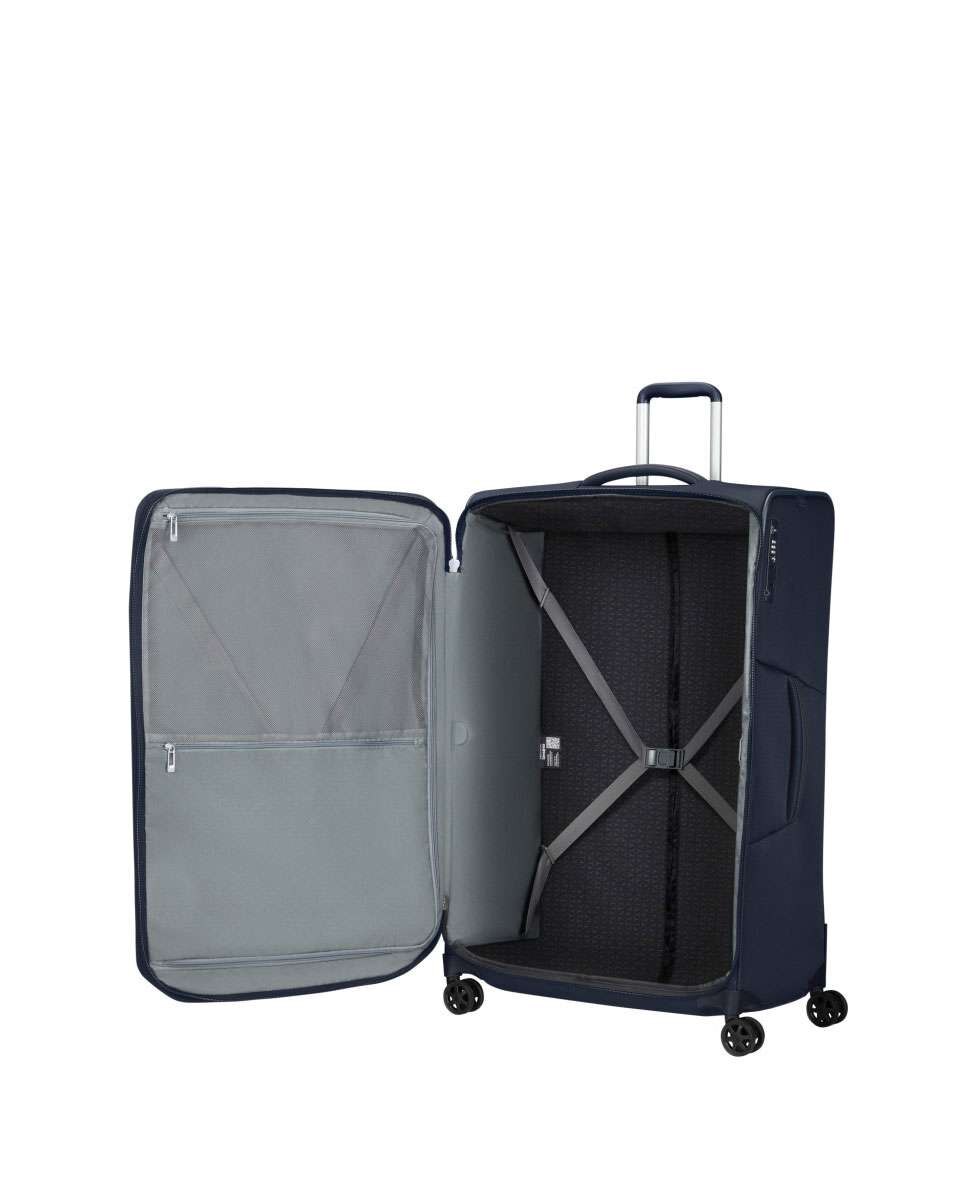 Mala de viagem extragrande Respark 82cm 4 rodas expansível azul marinho 156L Azul-2