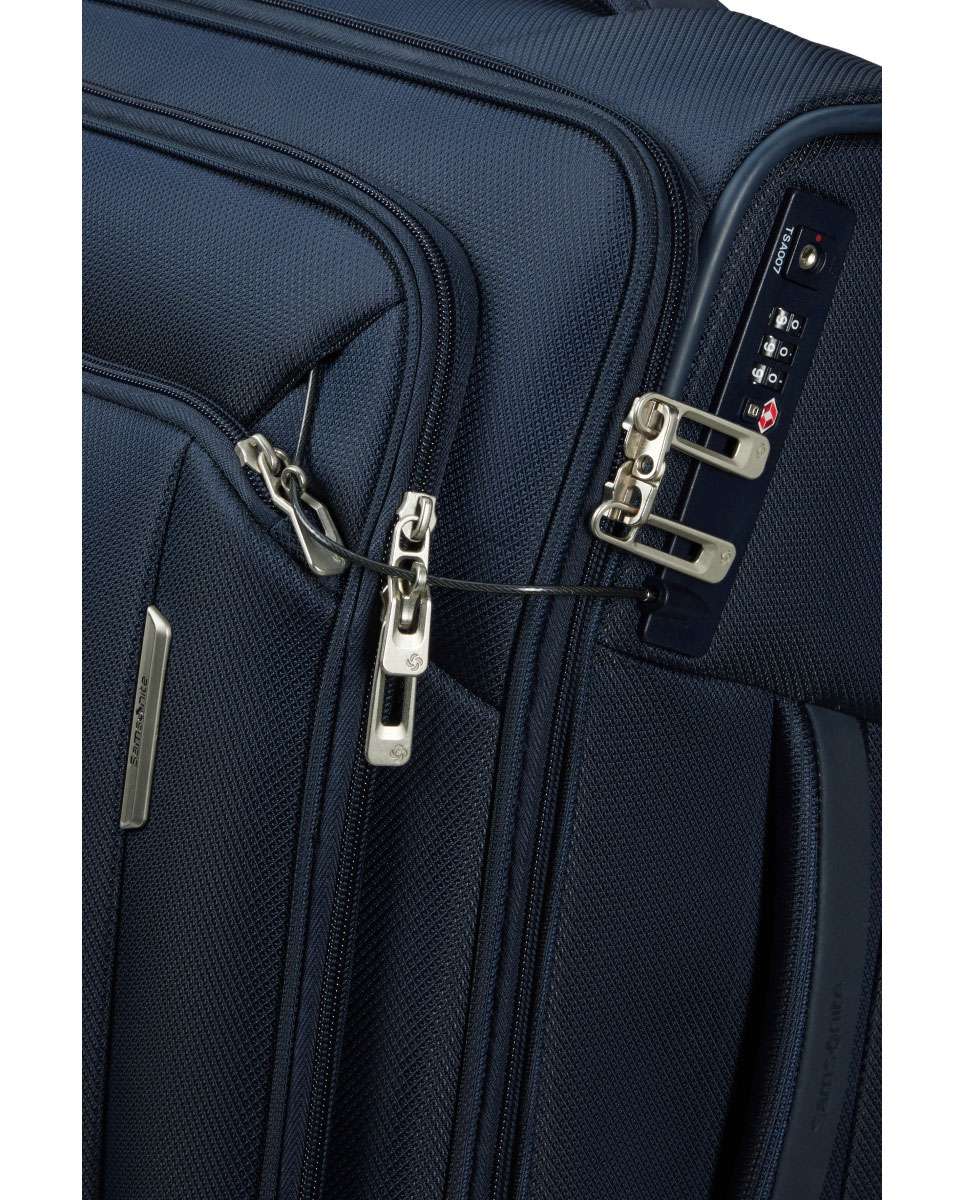 Mala de viagem extragrande Respark 82cm 4 rodas expansível azul marinho 156L Azul-3