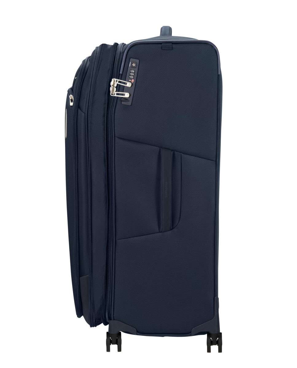 Mala de viagem extragrande Respark 82cm 4 rodas expansível azul marinho 156L Azul-4