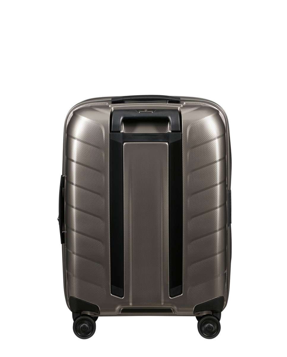 Mala de cabine Attrix 55cm 4 rodas expansível bege 38L Bege-4