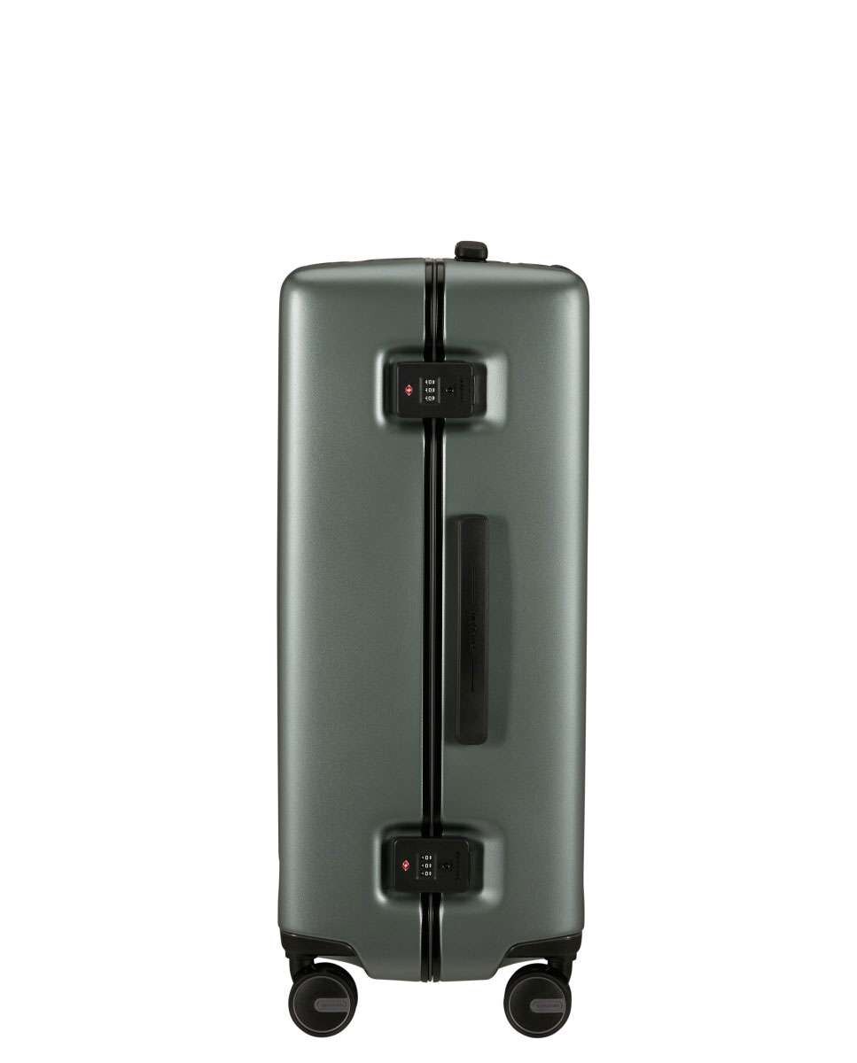 Mala de Viagem Média Focus 69cm 4 Rodas Caqui Mate 75L Verde-3
