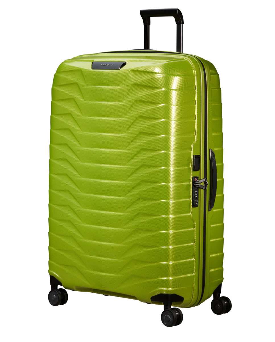Mala de viagem extagrande Proxis 81cm 4 rodas lima 125L Verde-1
