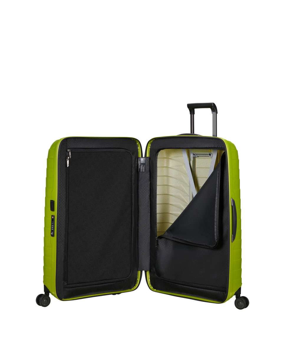 Mala de viagem extagrande Proxis 81cm 4 rodas lima 125L Verde-2