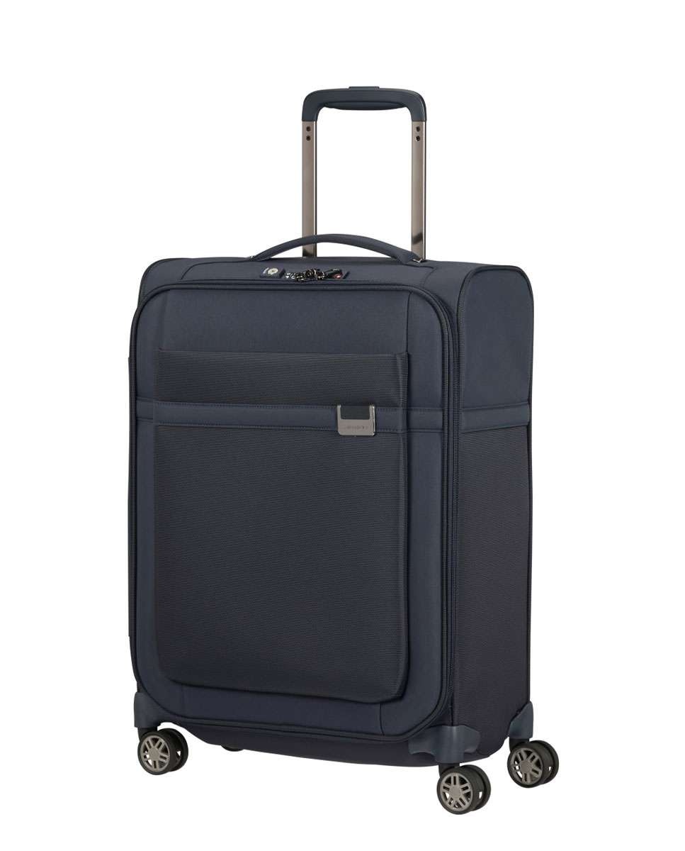 Imagem 0 de Mala de cabine Airea 55cm 4 rodas azul escuro 41L