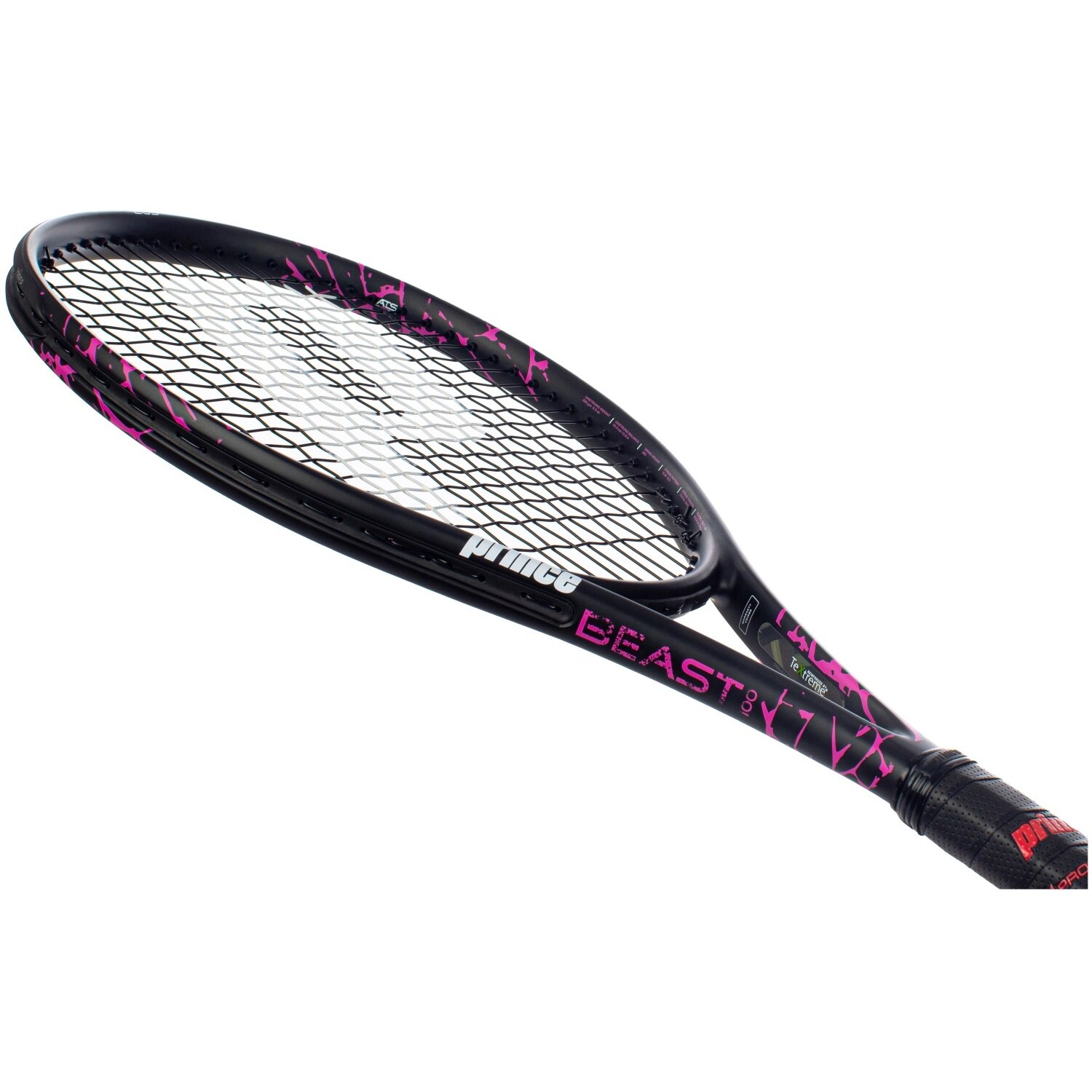 Raquete de Ténis Beast Pink 265 G sem Cordas Prince Rosa-3