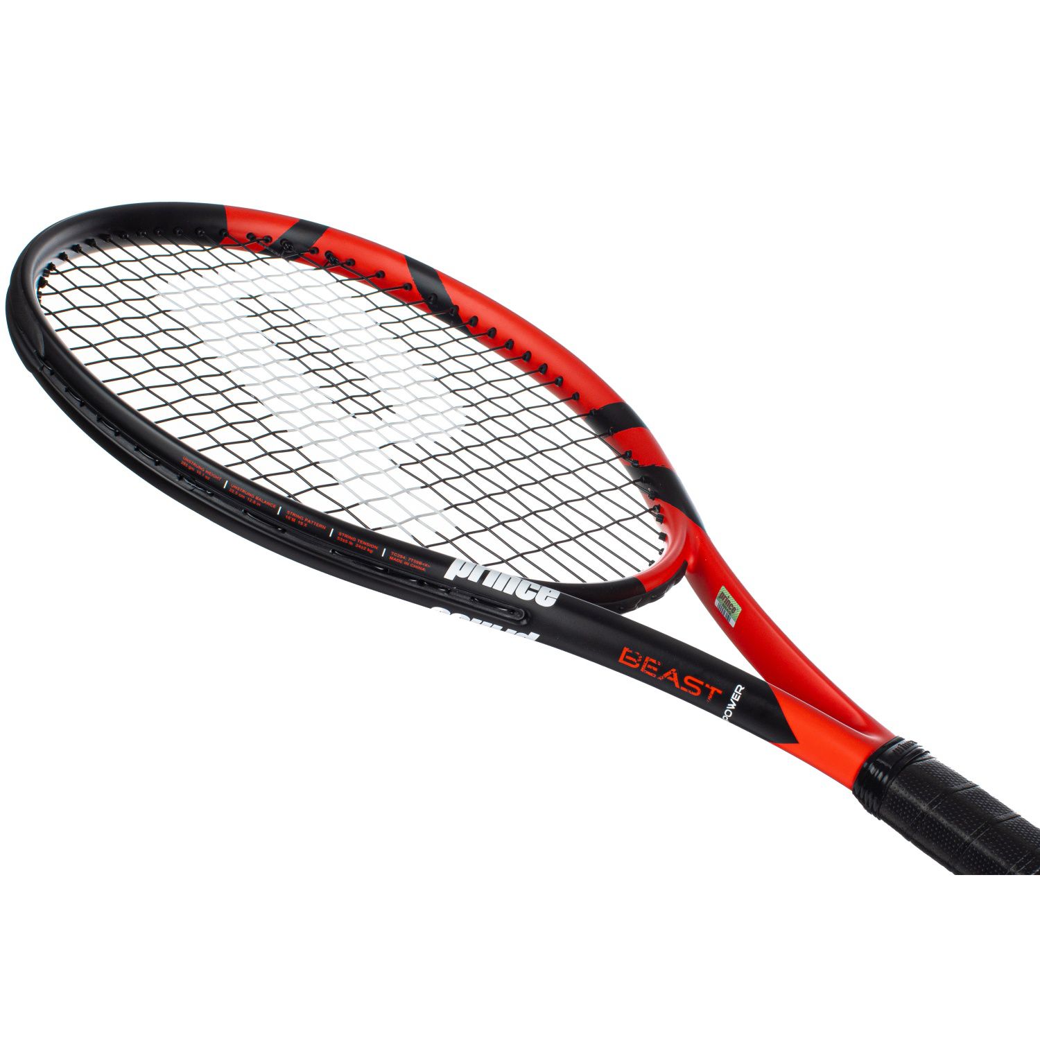 Raquete de Ténis Beast Power 285 G sem Cordas Prince Preto-3