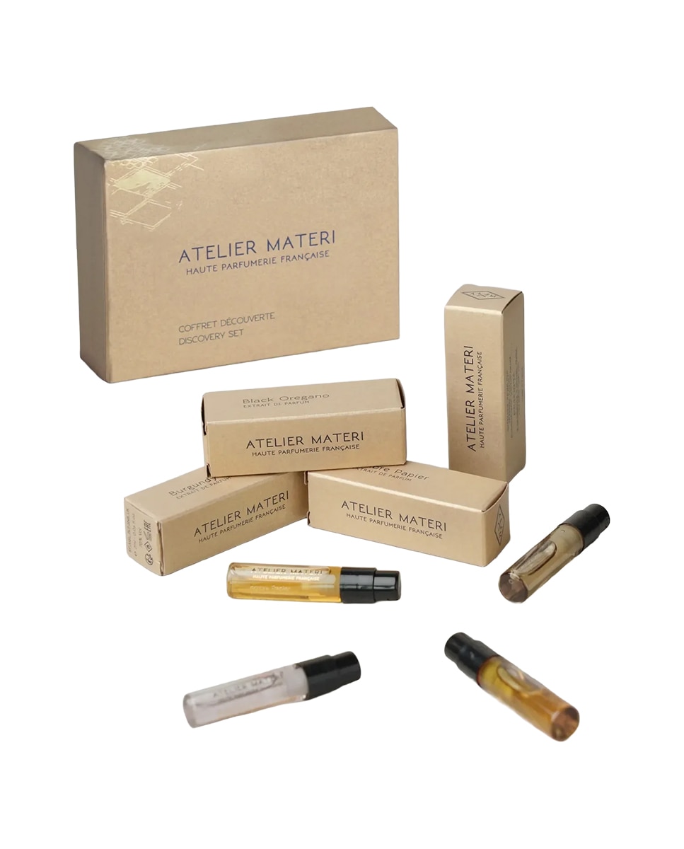 Imagem 0 de Extrait de Parfum Discovery Set Extrait Edp 2 Ml Atelier Materi (isolée)