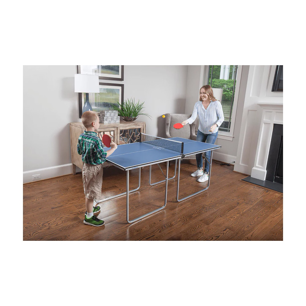 Mesa de Ping Pong para Interior Midsize Rede Incluída Joola Azul-5