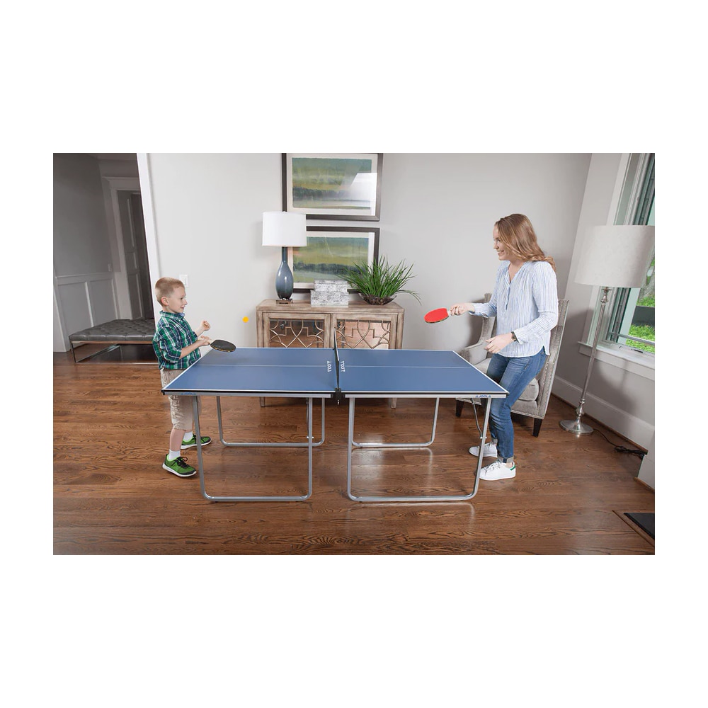 Mesa de Ping Pong para Interior Midsize Rede Incluída Joola Azul-6