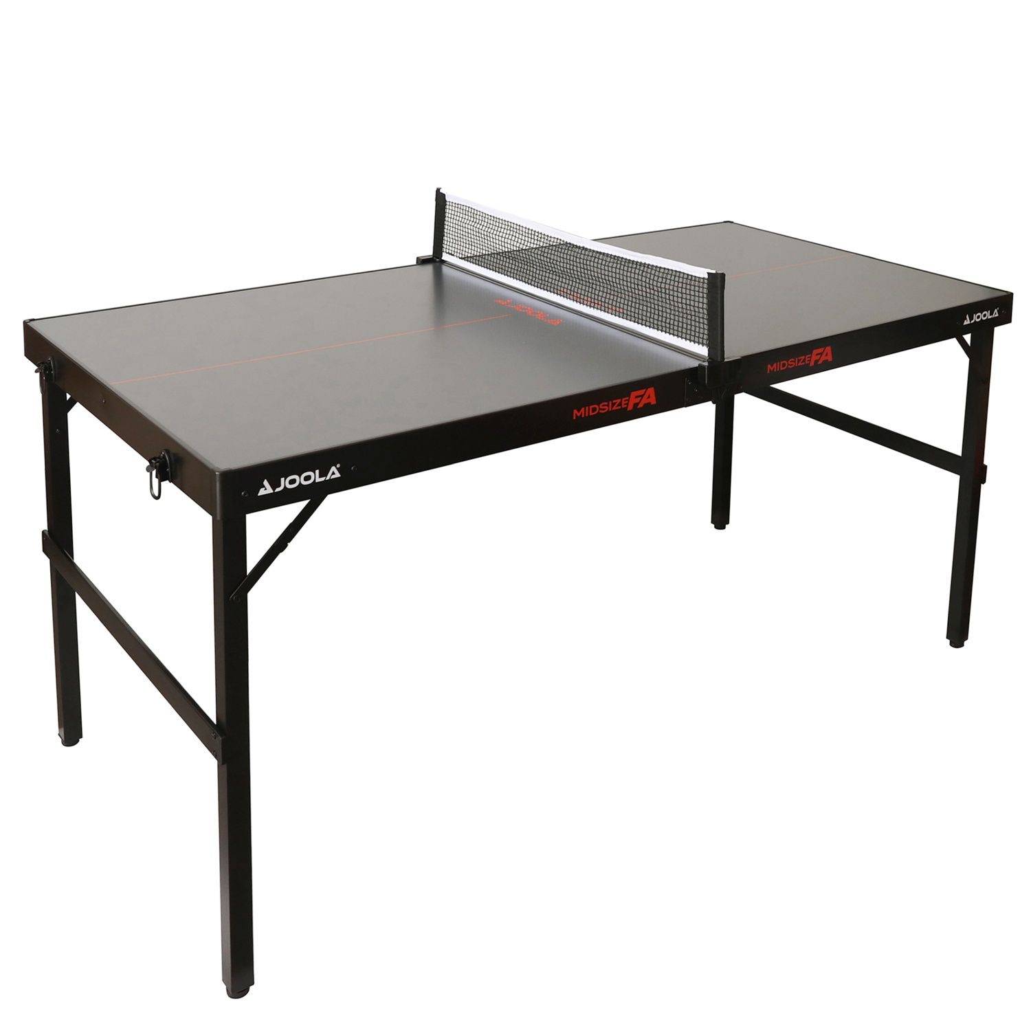 Mesa de Ping Pong para Interior Midsize Fa Rede Incluída Joola Preto-4