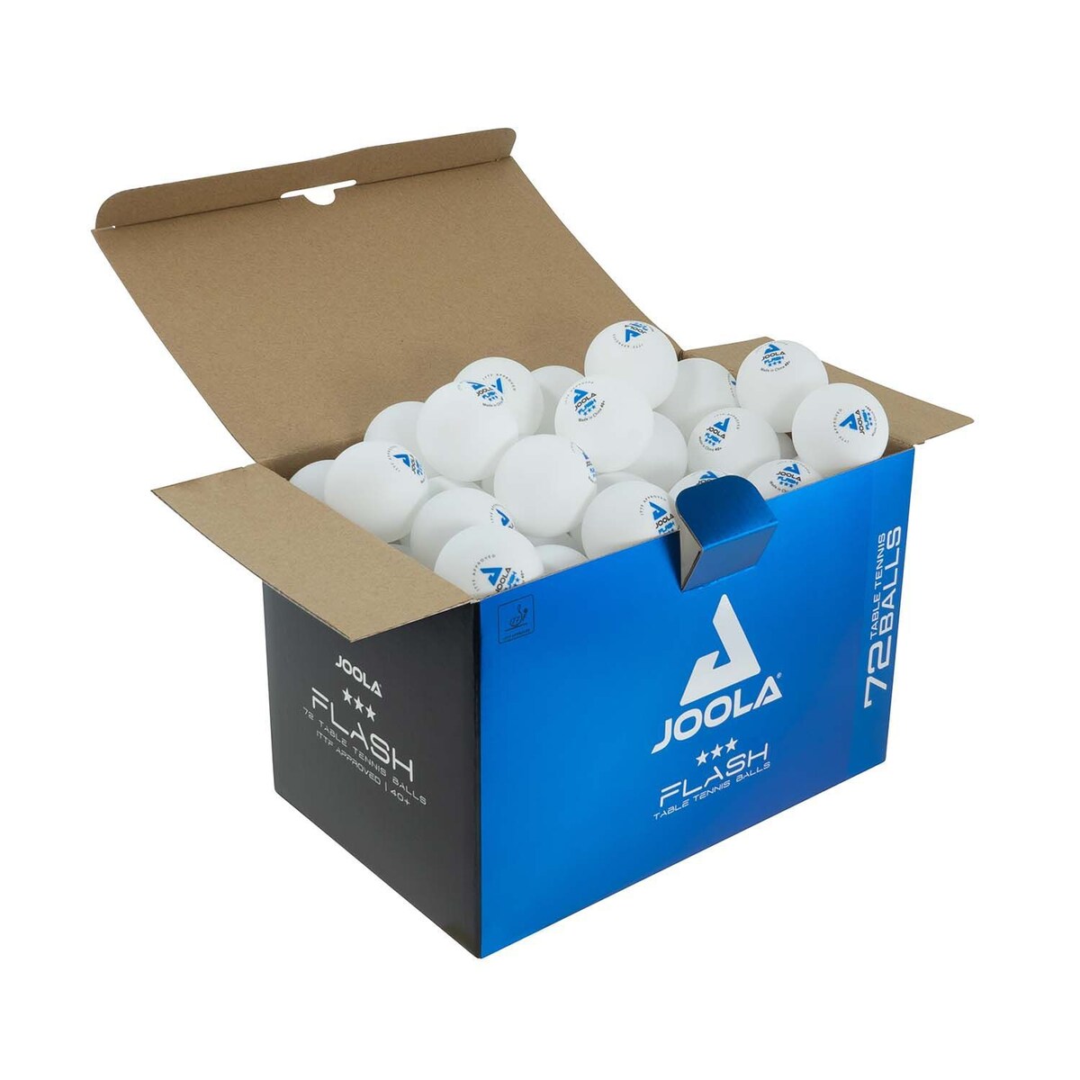 Bolas de Ténis de Mesa Flash 40+ Brancas 72 Unidades Joola Branco-2