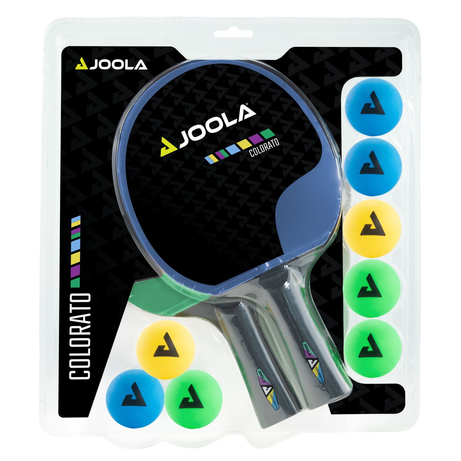 Set de Ténis de Mesa com 2 Raquetes e 8 Bolas Colorato Joola Multicolor-2