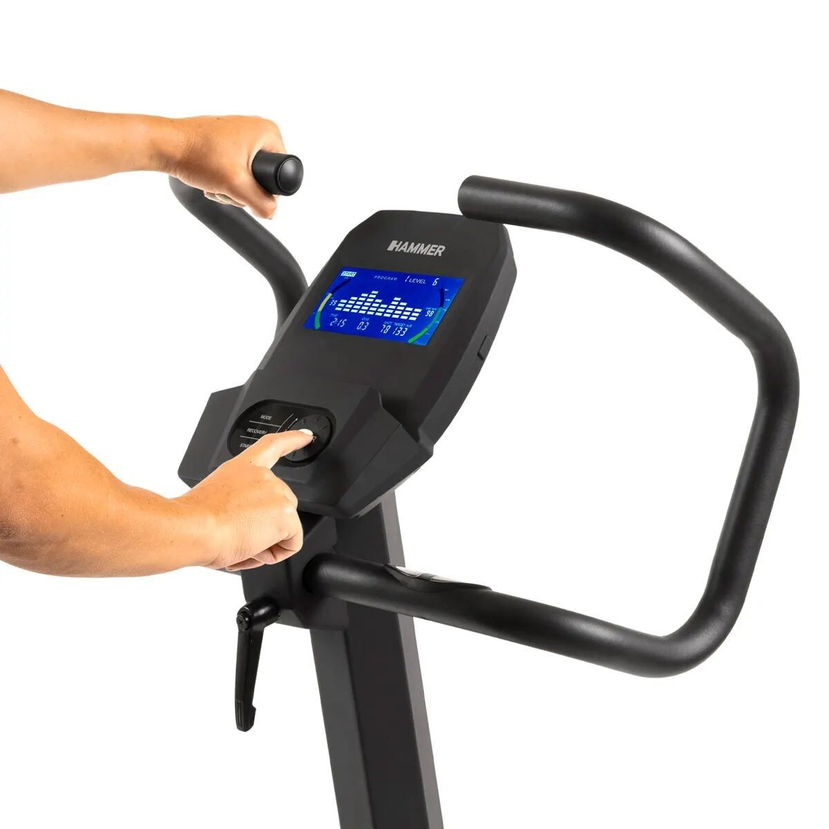 Bicicleta Ergométrica Norsk Hammer Cardiopace 5.0 com Envio, Montagem e Inicialização Incluídos Metálico-6