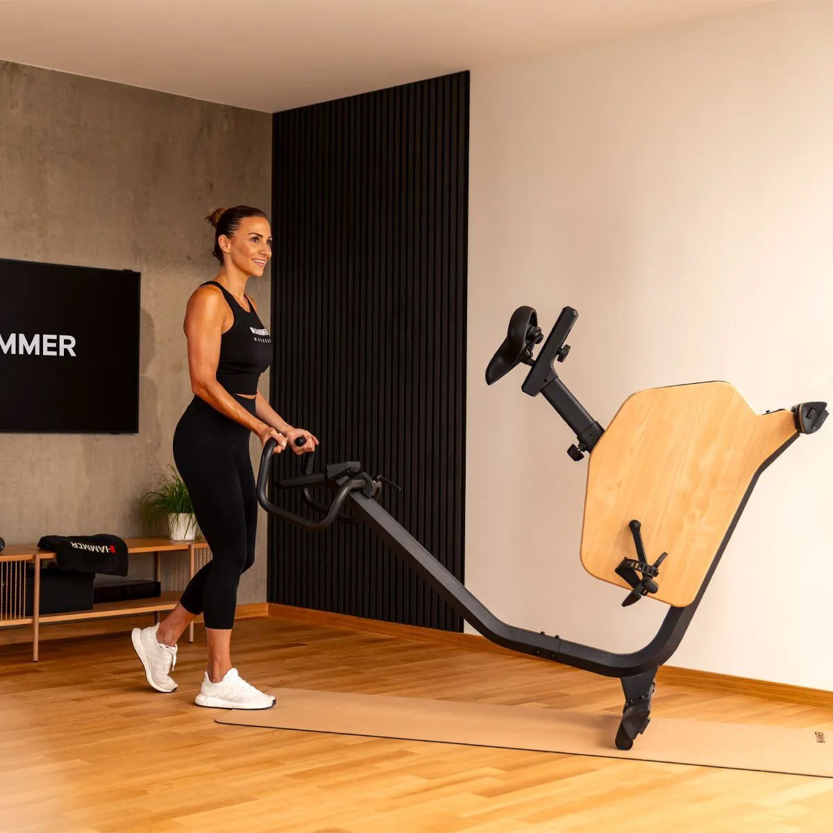 Bicicleta estática Cardiopace 5.0 Norsk Hammer montagem e ativação incluído Cinzento-7